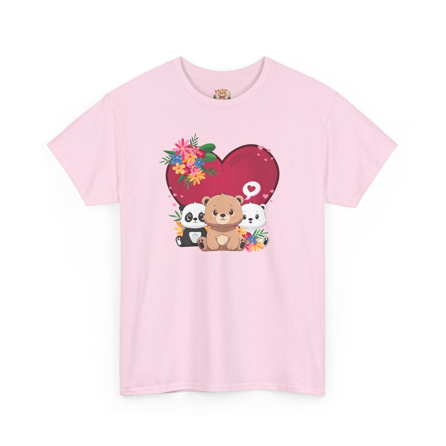 Bears full of love (front) unisex crewneck t-shirt