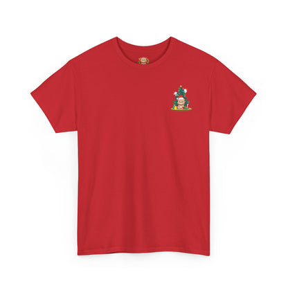 Peek a booo Christmas mini Santa bears (front) unisex crewneck t-shirt