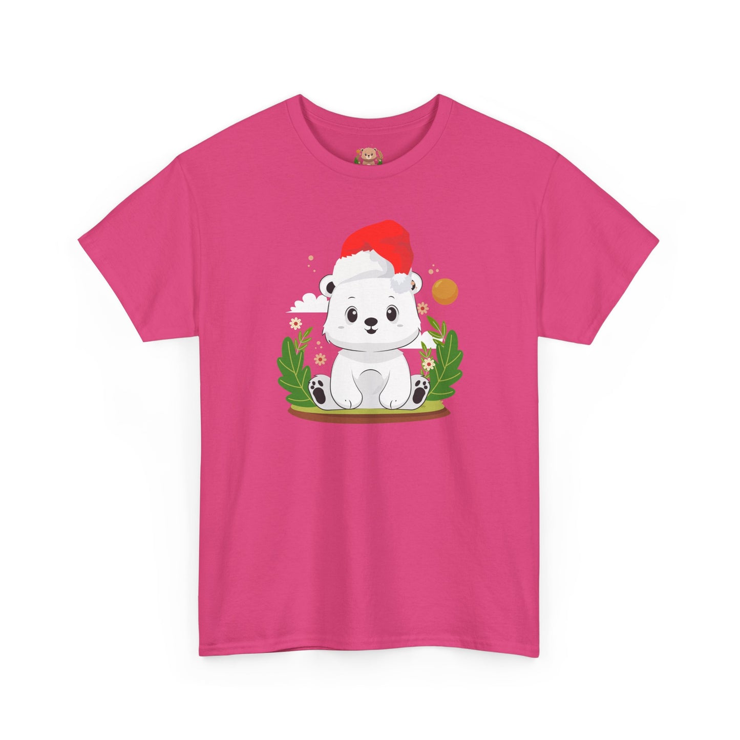 Snojo bear hug (front) Christmas unisex crewneck t-shirt