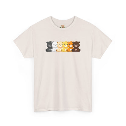 Bear flag hug unisex crewneck t-shirt