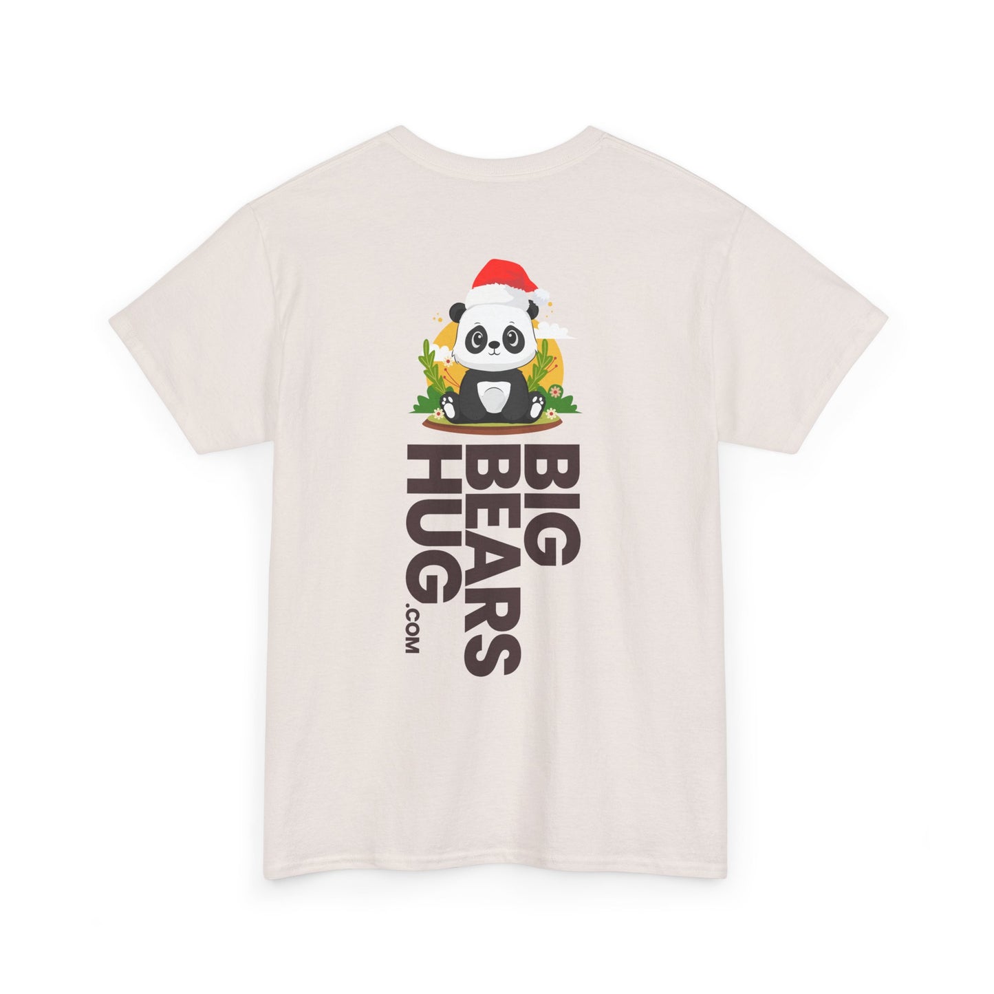 Macho bear hug (back) Christmas unisex crewneck t-shirt