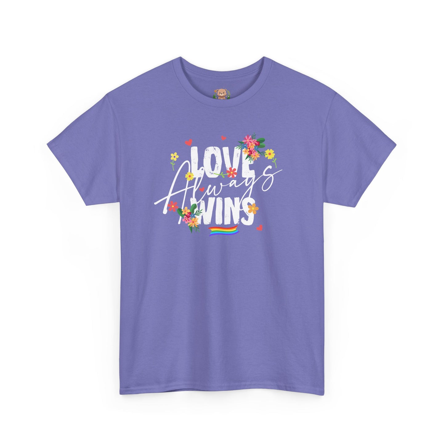Love always wins (front) unisex crewneck t-shirt