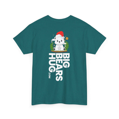 Snojo bear hug (back) Christmas unisex crewneck t-shirt