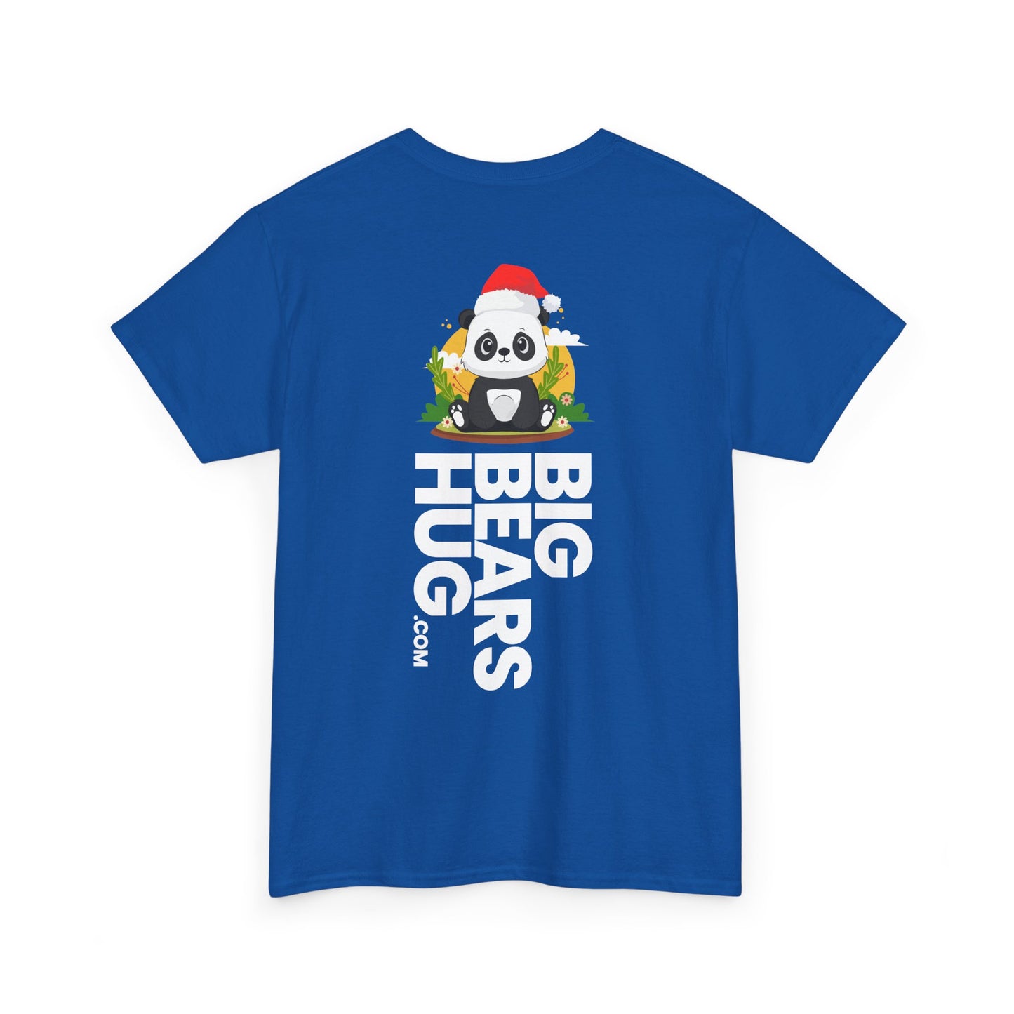 Macho bear hug (back) Christmas unisex crewneck t-shirt