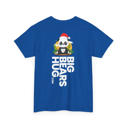 Macho bear hug (back) Christmas unisex crewneck t-shirt