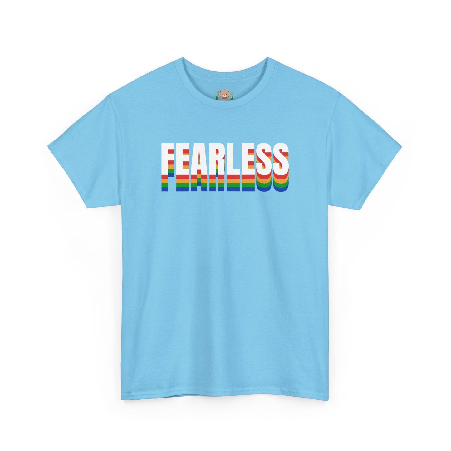 Fearless rainbow (front) unisex crewneck t-shirt