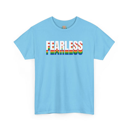 Fearless rainbow (front) unisex crewneck t-shirt