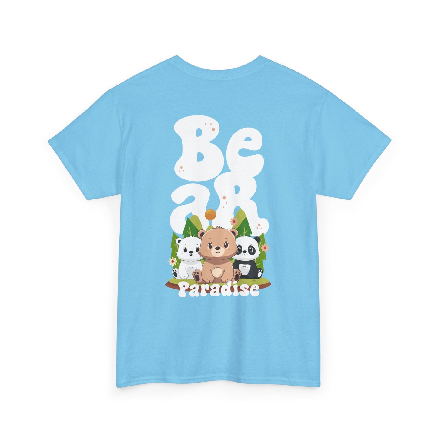 Bear paradise (back) unisex crewneck t-shirt