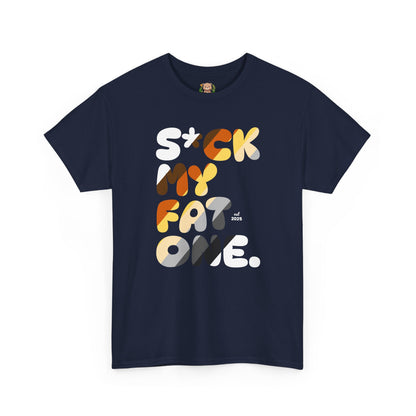 Suck my fat one bear flag (front) unisex crewneck t-shirt