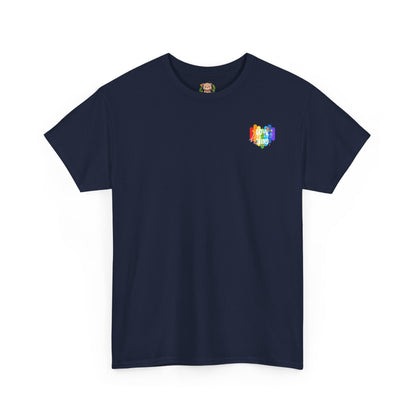 Love always wins rainbow mini (front) unisex crewneck t-shirt