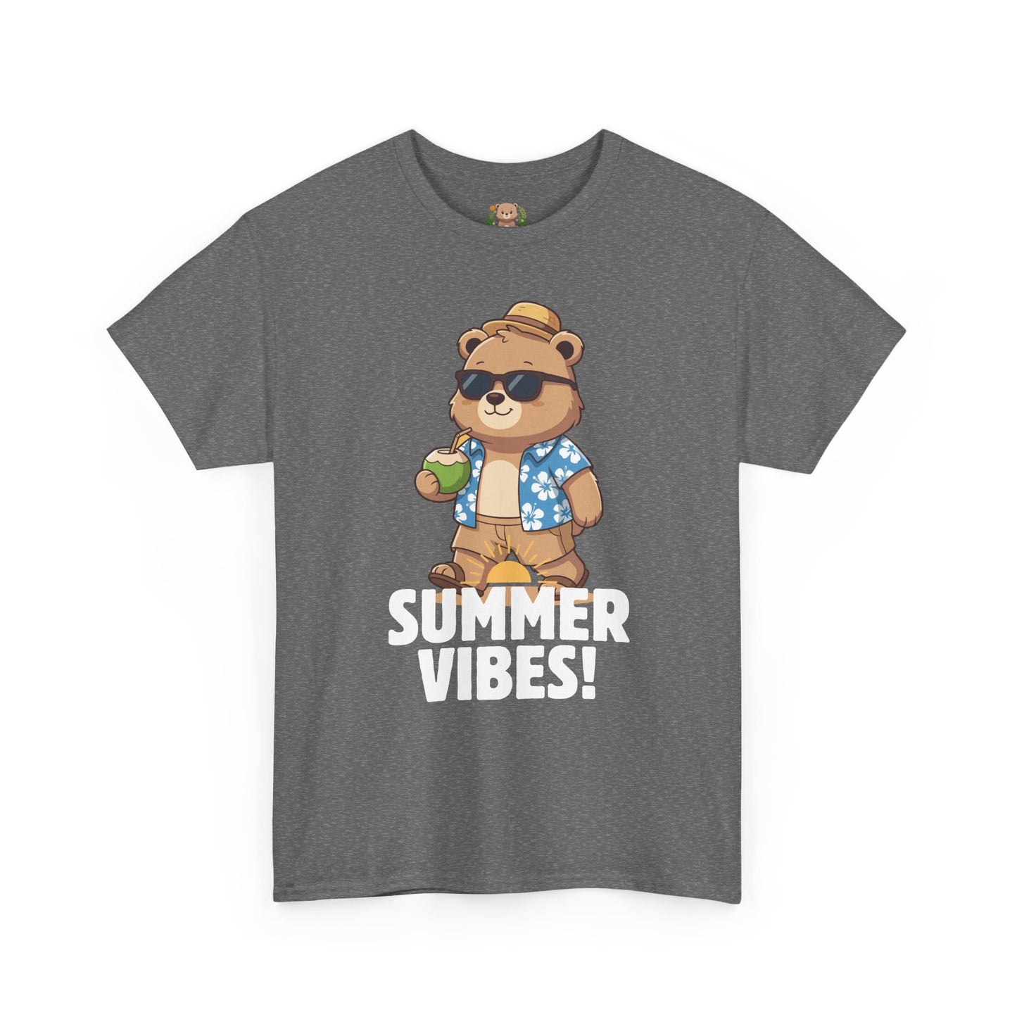 Summer vibes (front) unisex crewneck t-shirt