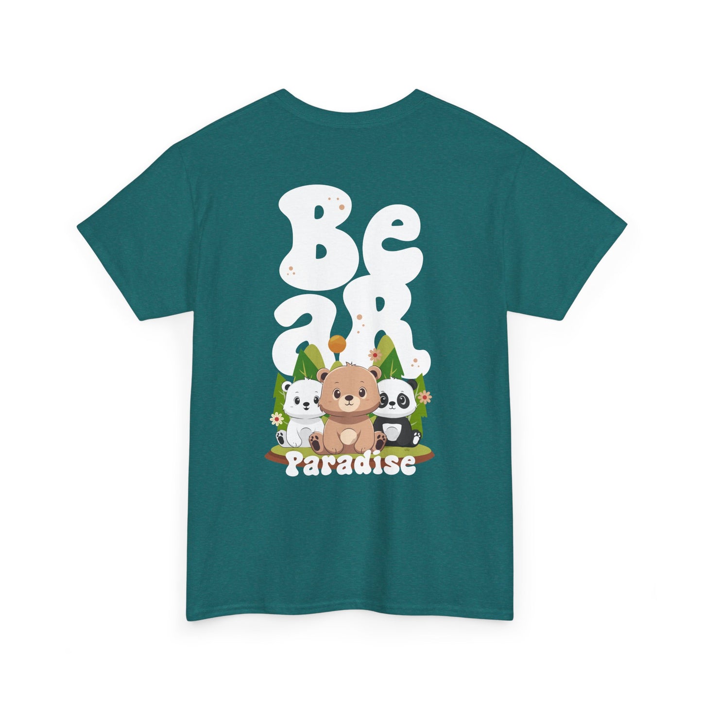 Bear paradise (back) unisex crewneck t-shirt