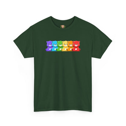 Rainbow bears hug unisex crewneck t-shirt