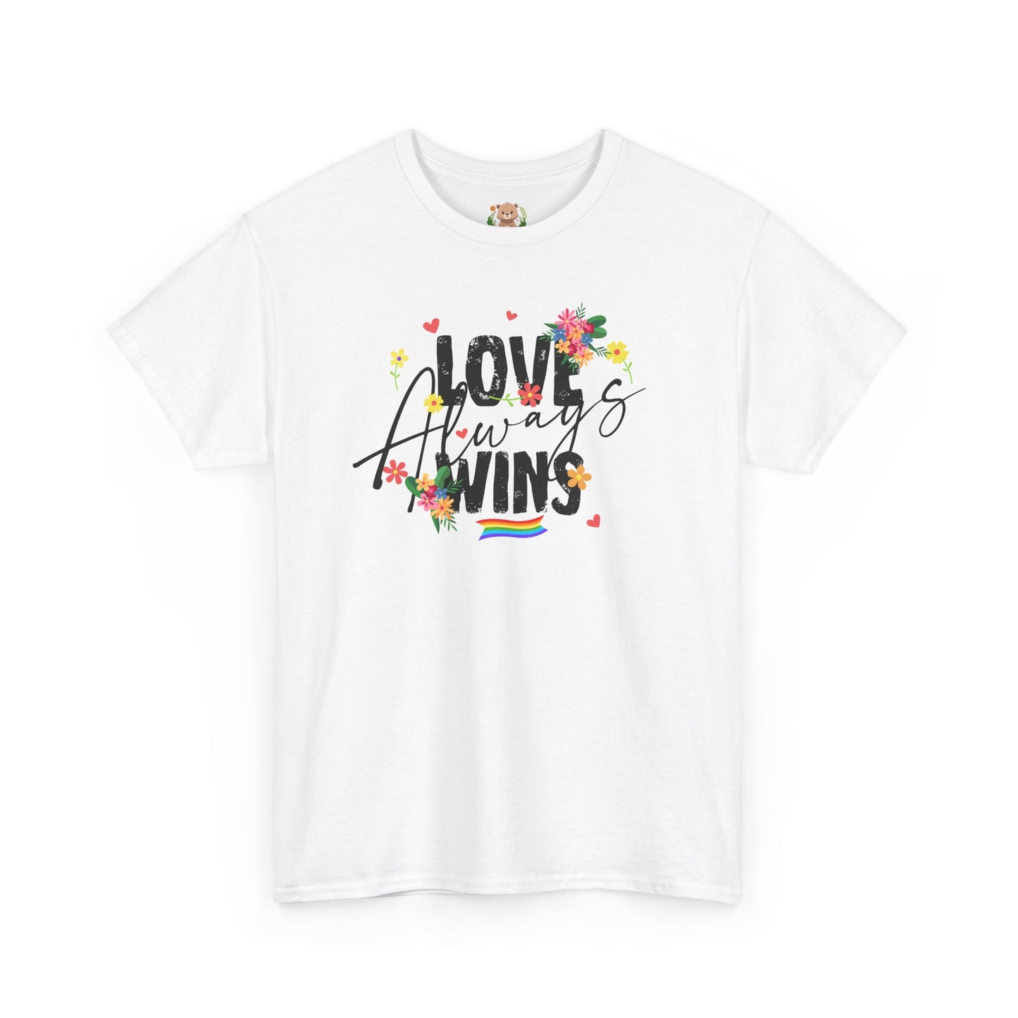 Love always wins (front) unisex crewneck t-shirt