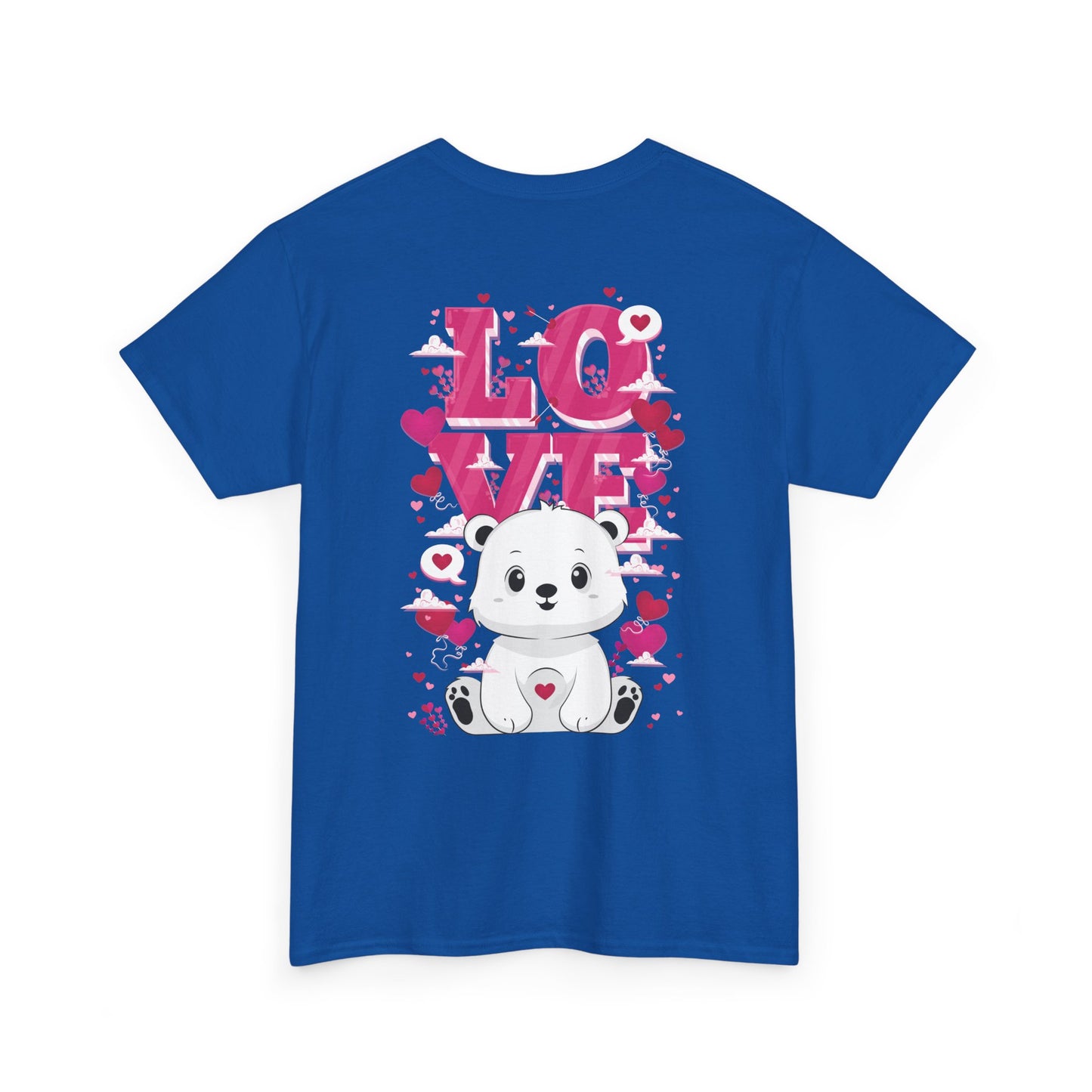 Snojo bear's love (back) unisex crewneck t-shirt