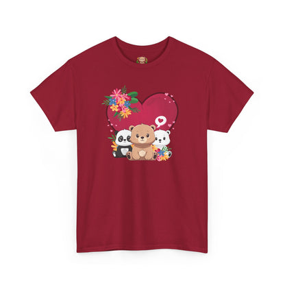 Bears full of love (front) unisex crewneck t-shirt