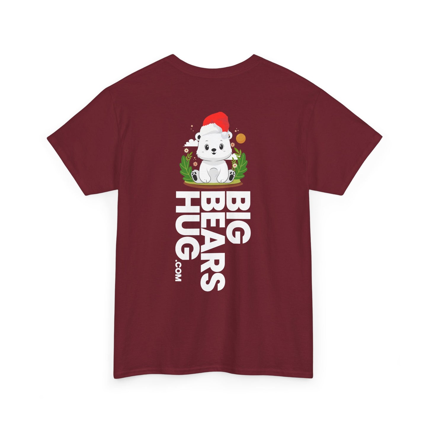 Snojo bear hug (back) Christmas unisex crewneck t-shirt