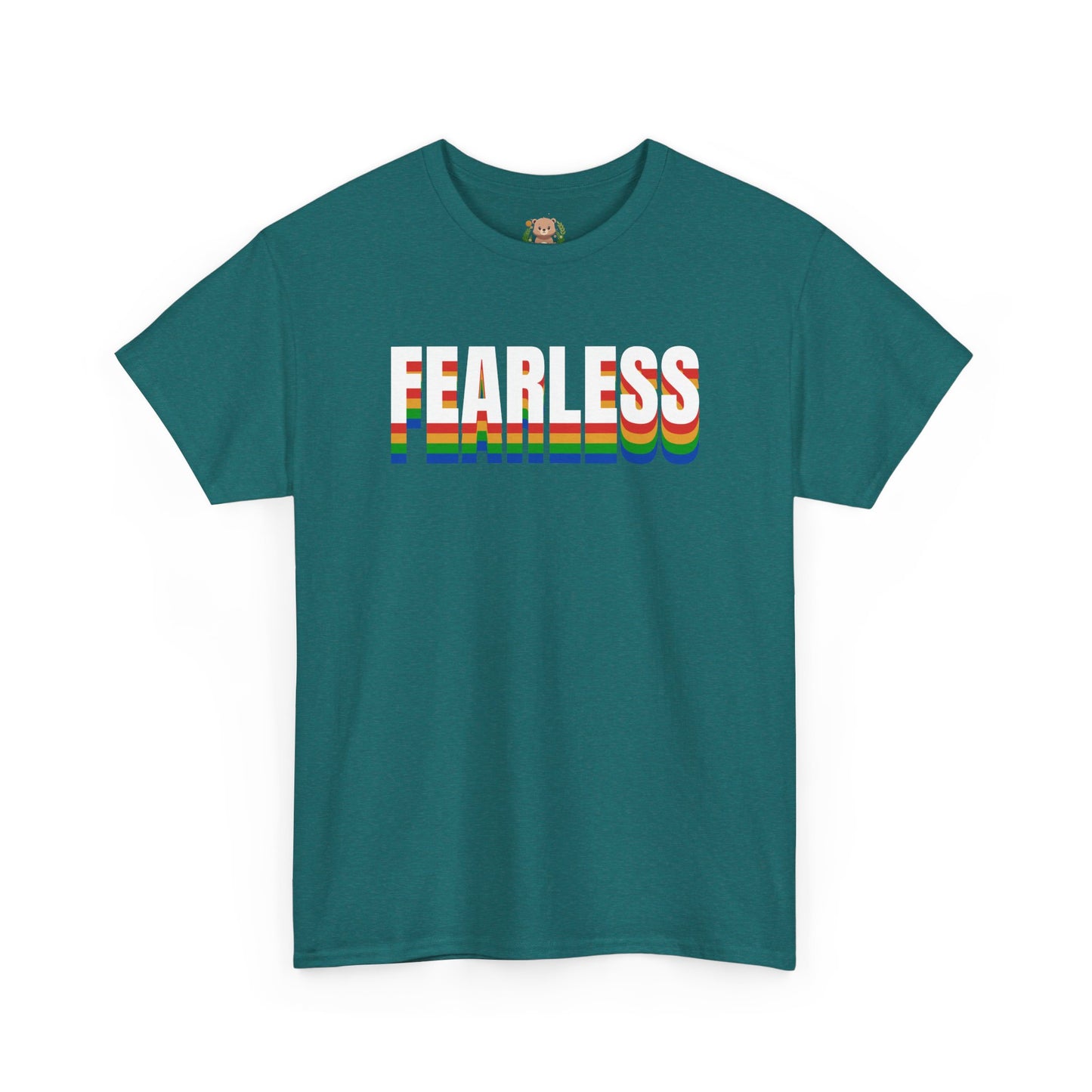 Fearless rainbow (front) unisex crewneck t-shirt