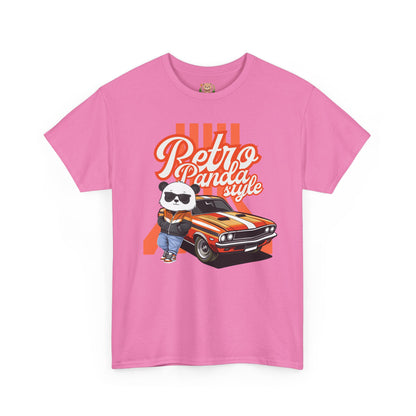Retro panda style with Macho (front) unisex crewneck t-shirt