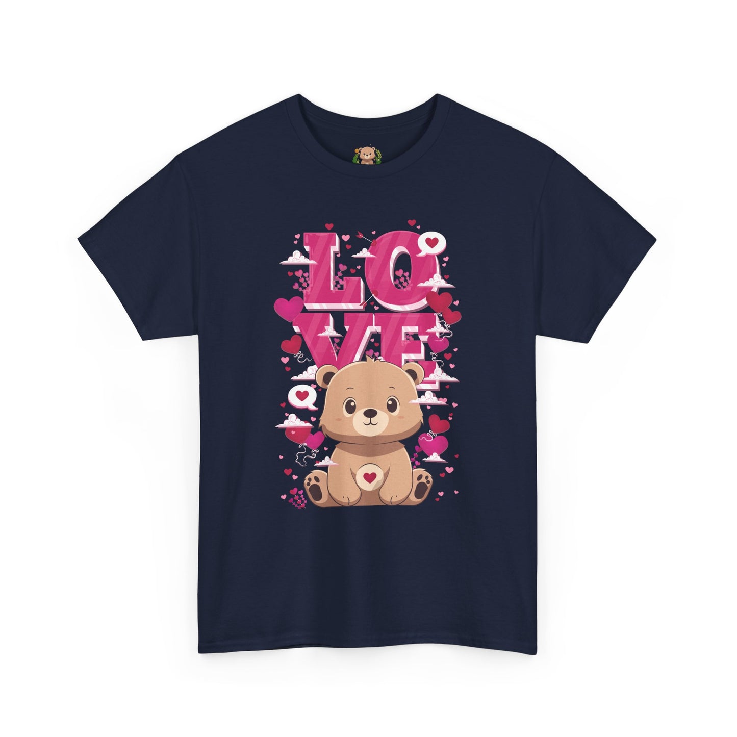 Pancha bear's love (front) unisex crewneck t-shirt