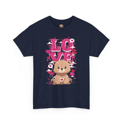 Pancha bear's love (front) unisex crewneck t-shirt