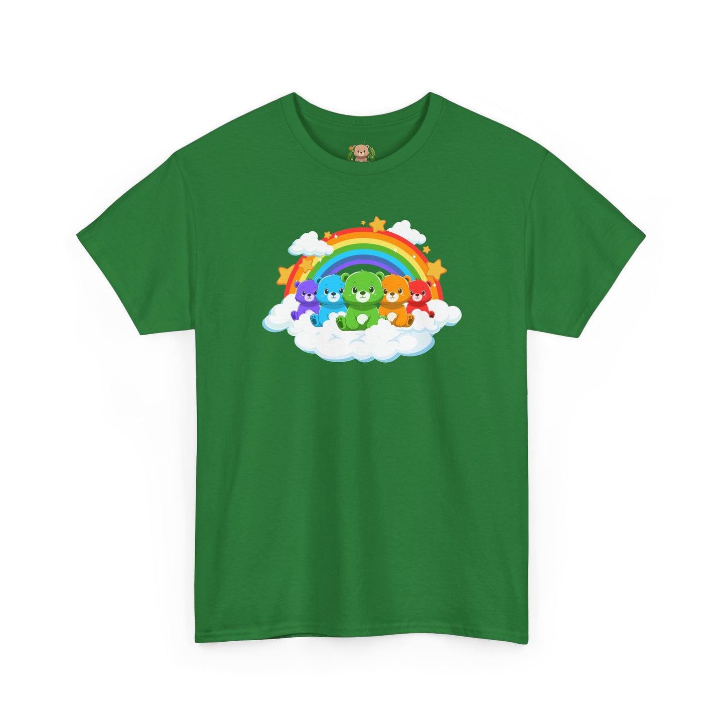 Rainbow bears in the cloud unisex crewneck t-shirt