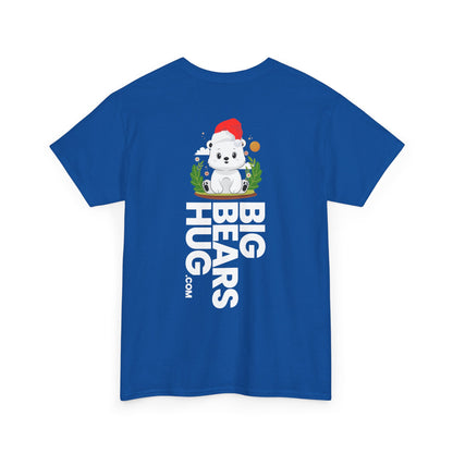 Snojo bear hug (back) Christmas unisex crewneck t-shirt