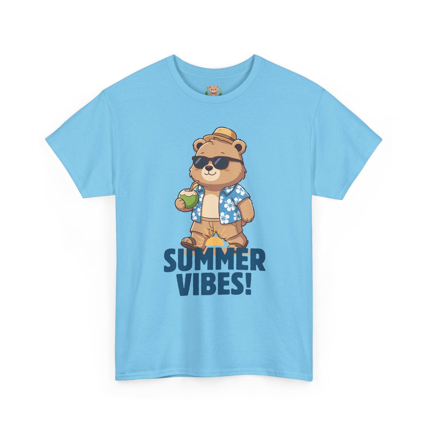 Summer vibes (front) unisex crewneck t-shirt