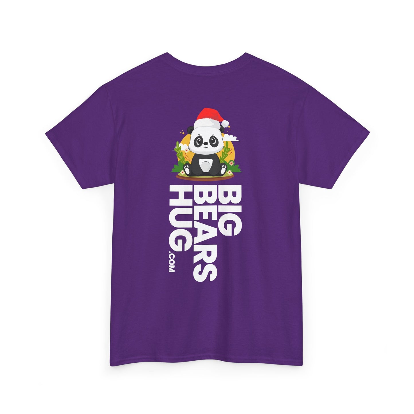 Macho bear hug (back) Christmas unisex crewneck t-shirt