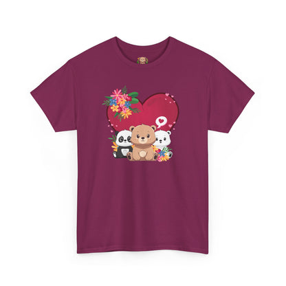 Bears full of love (front) unisex crewneck t-shirt