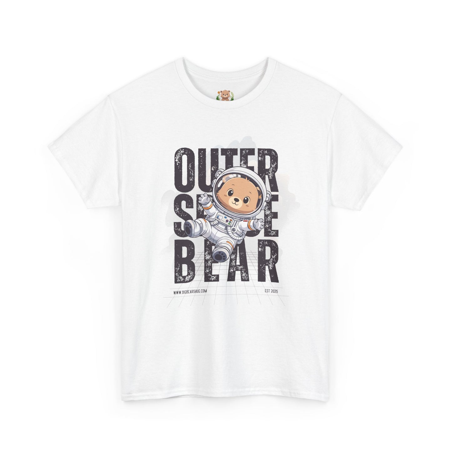 Outer space bear (front) unisex crewneck t-shirt