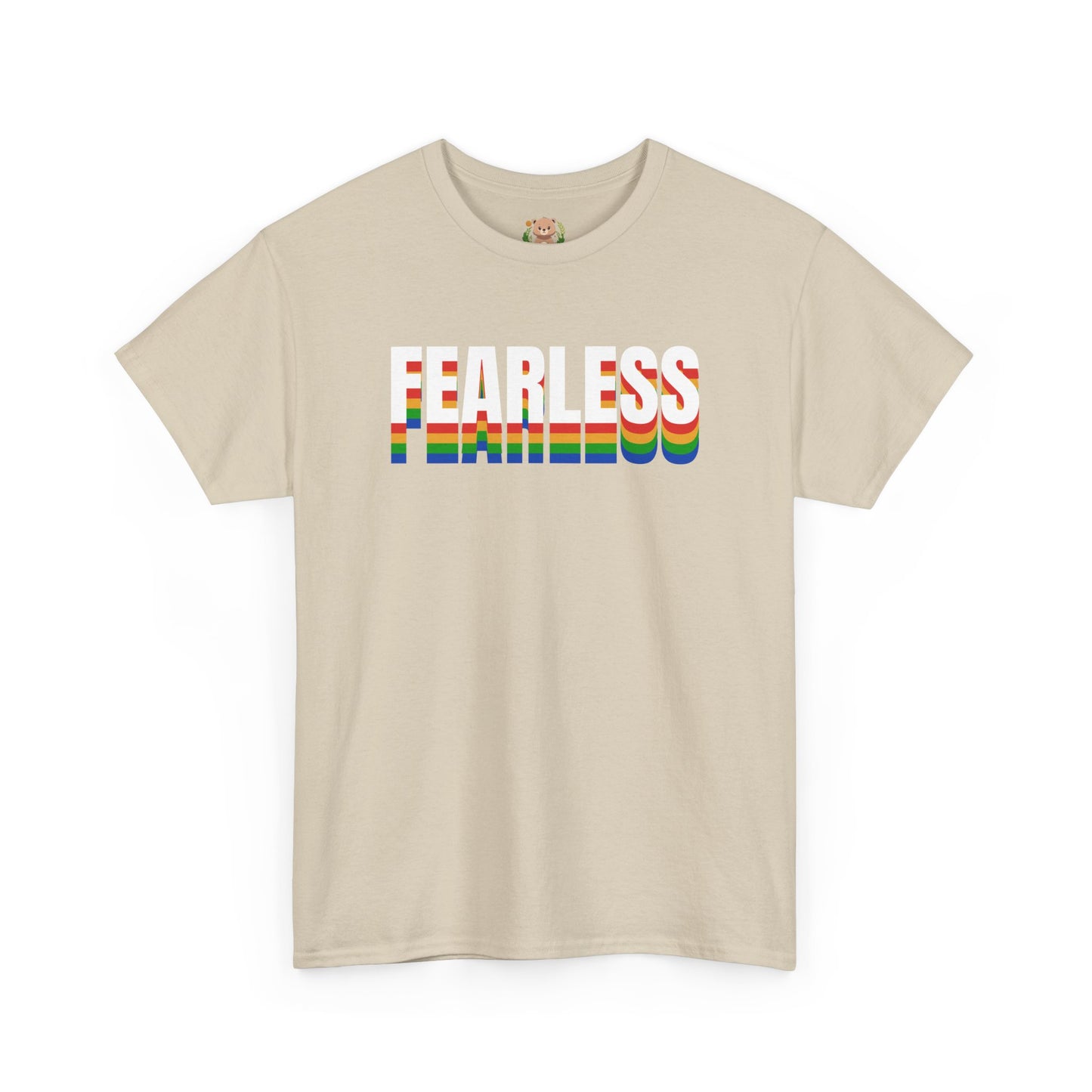 Fearless rainbow (front) unisex crewneck t-shirt