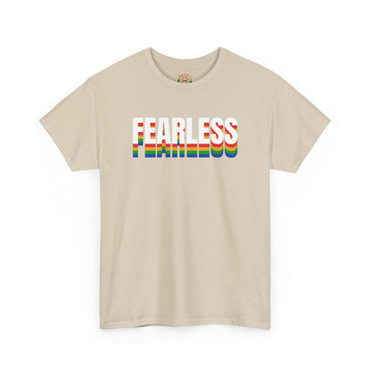 Fearless rainbow (front) unisex crewneck t-shirt