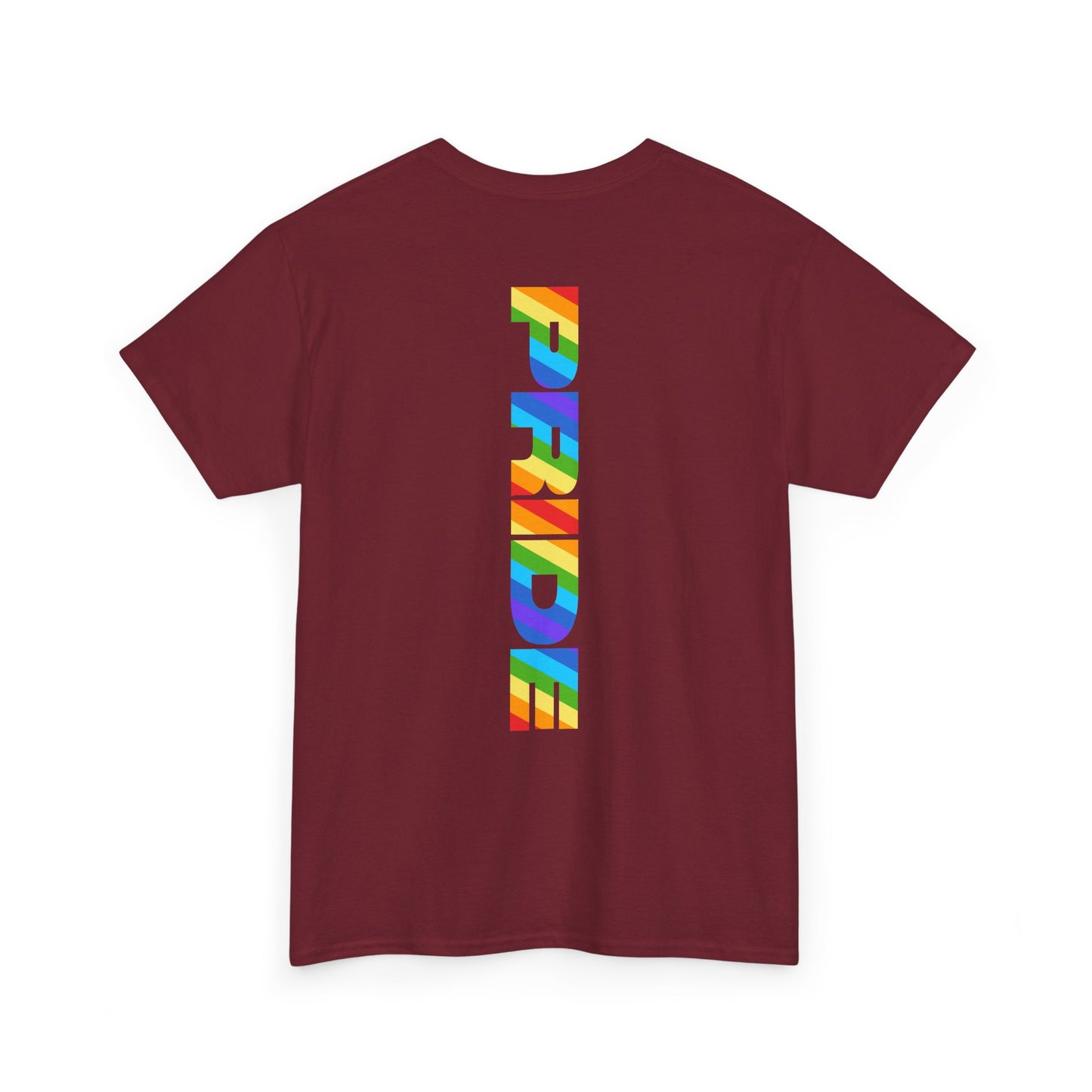 Pride rainbow (back) unisex crewneck t-shirt