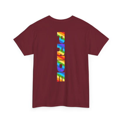 Pride rainbow (back) unisex crewneck t-shirt