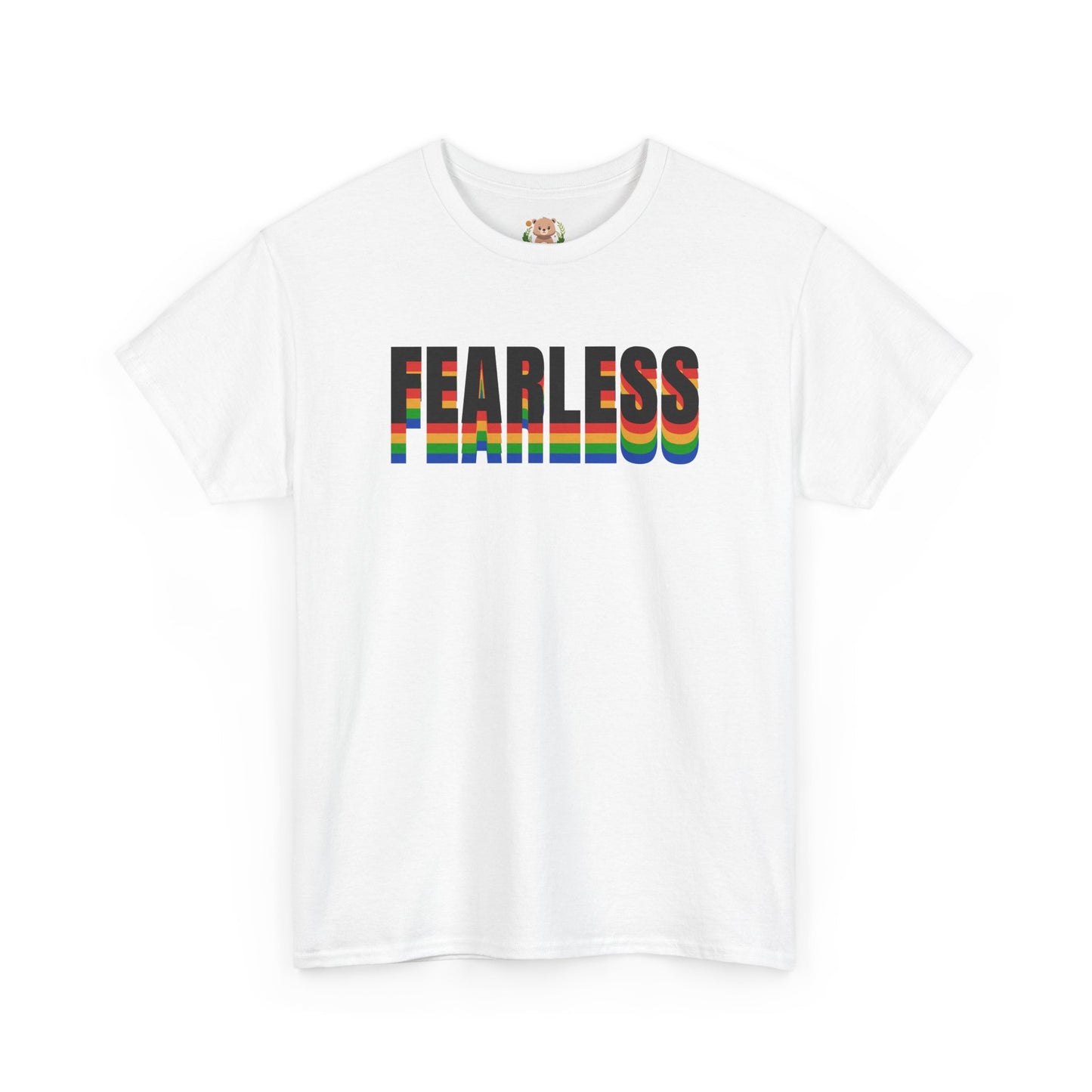 Fearless rainbow (front) unisex crewneck t-shirt