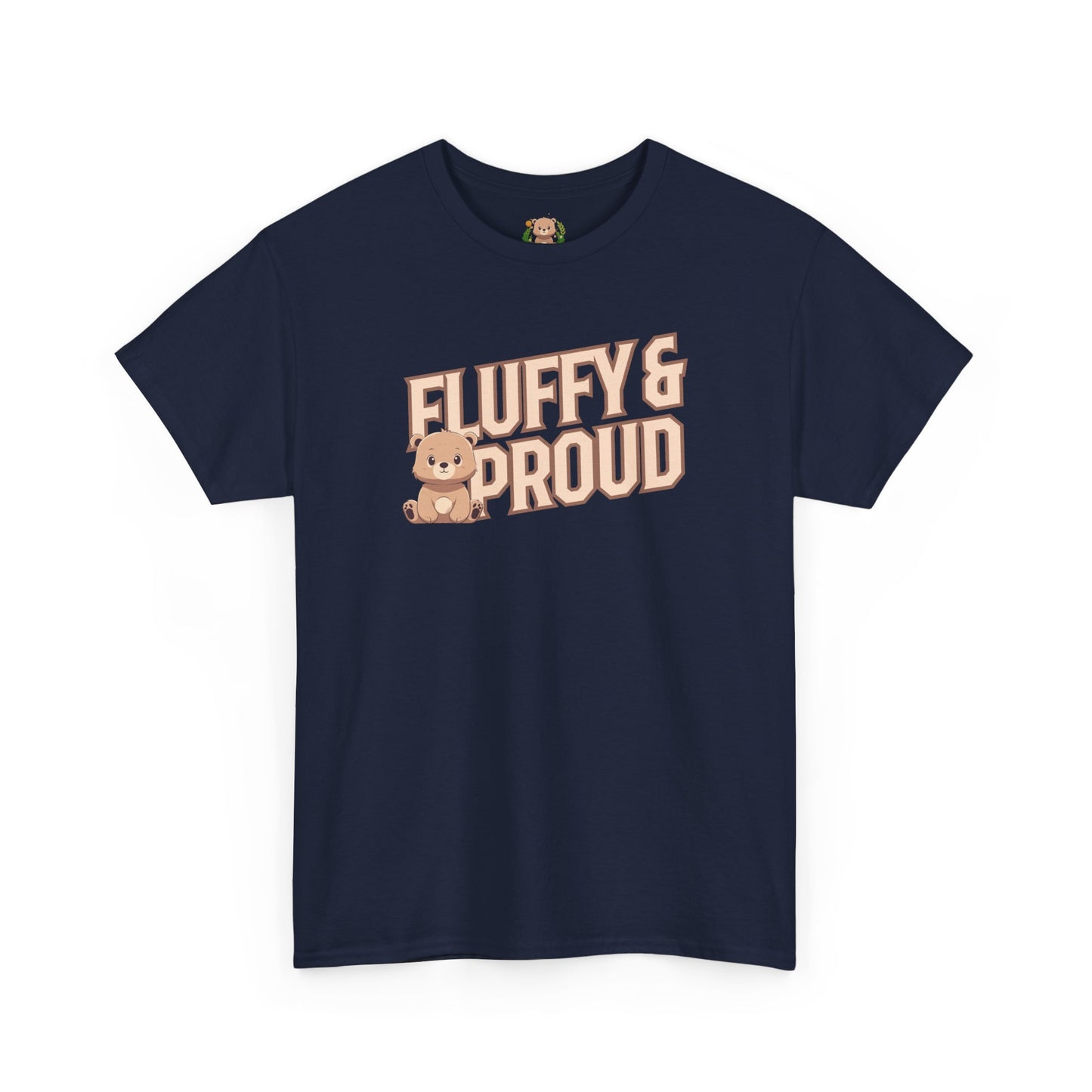 Fluffy and proud Pancha bear unisex crewneck t-shirt