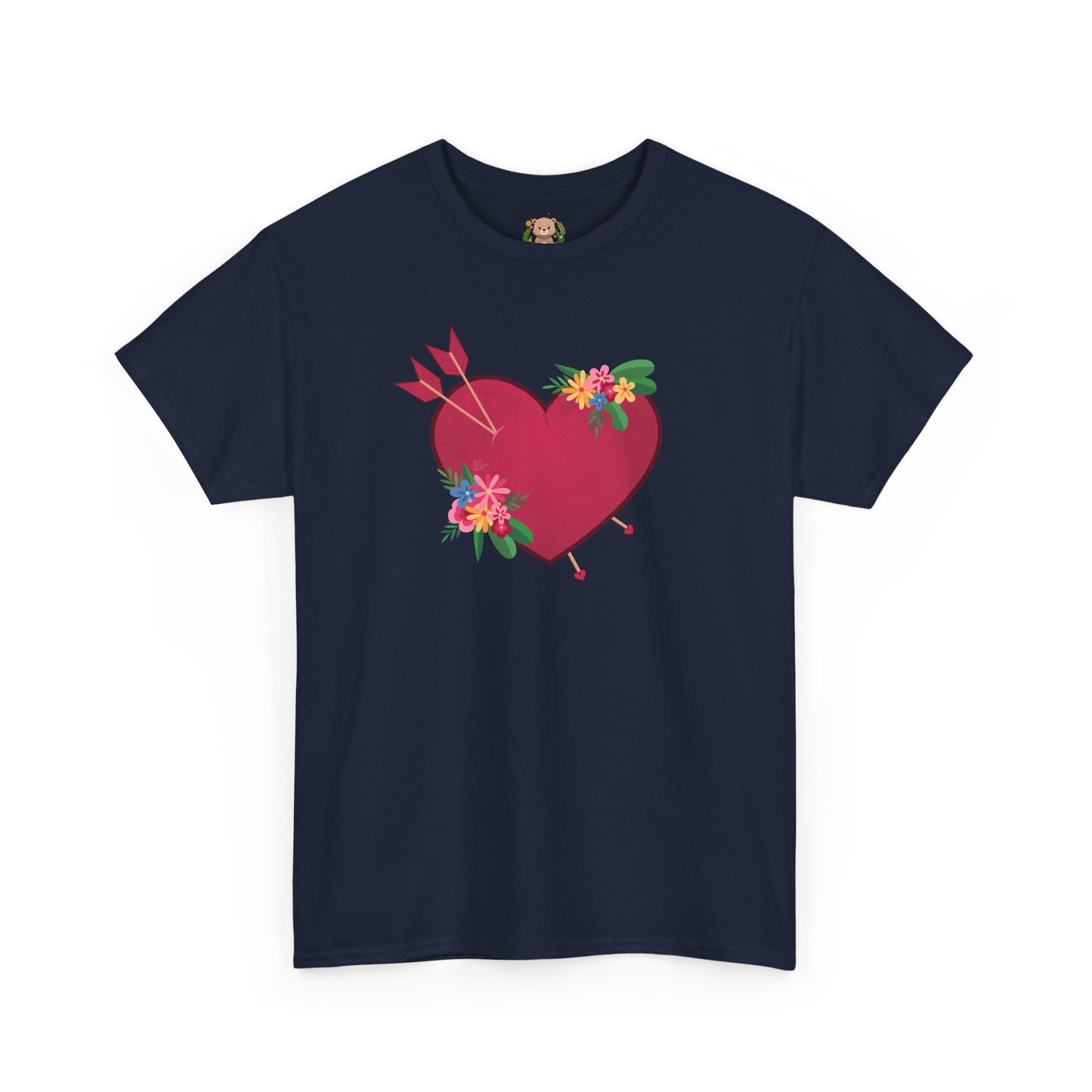 Heart full of love (front) unisex crewneck t-shirt
