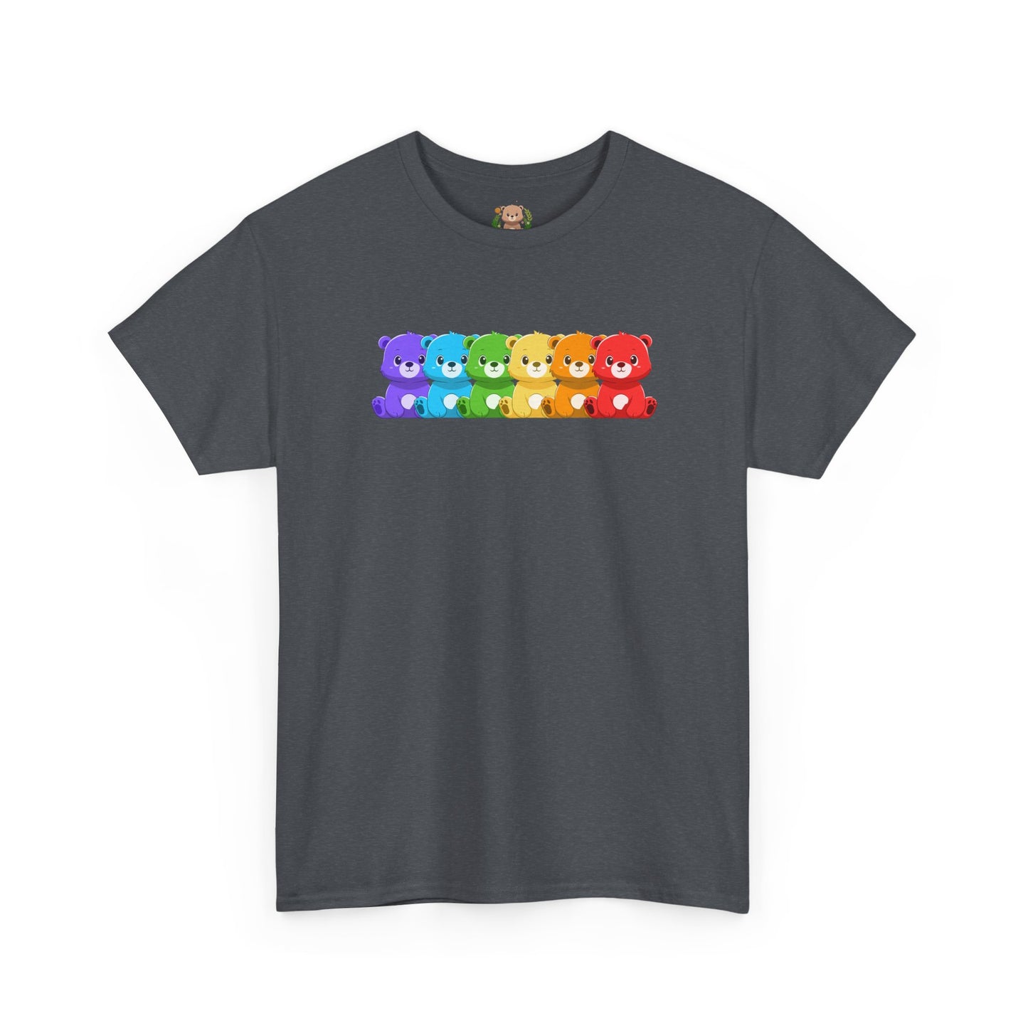 Rainbow bears hug unisex crewneck t-shirt