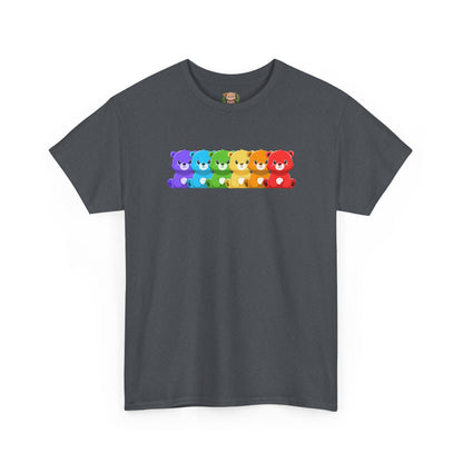 Rainbow bears hug unisex crewneck t-shirt