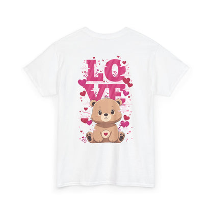 Pancha bear's love (back) unisex crewneck t-shirt