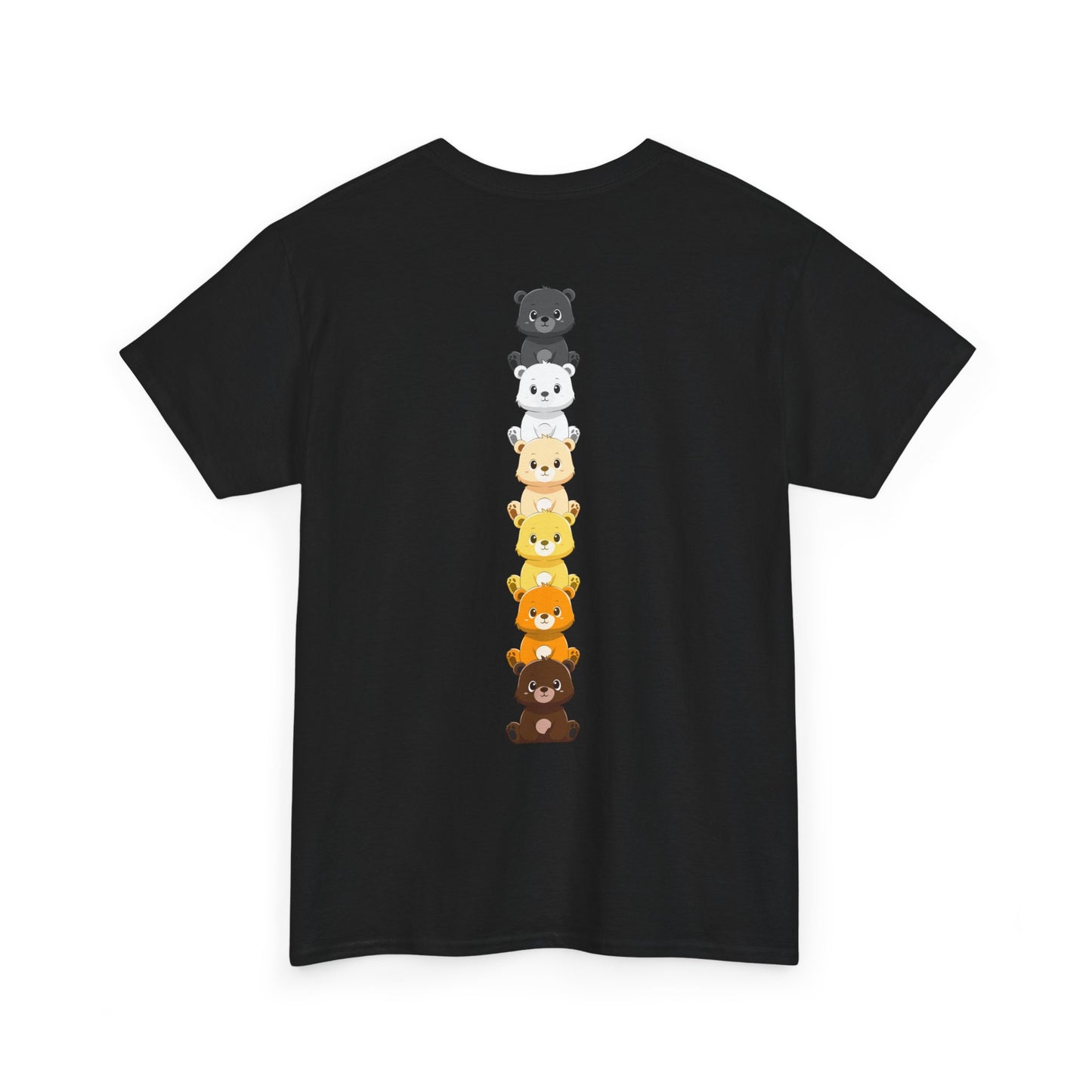 Bear flag line (back) unisex crewneck t-shirt