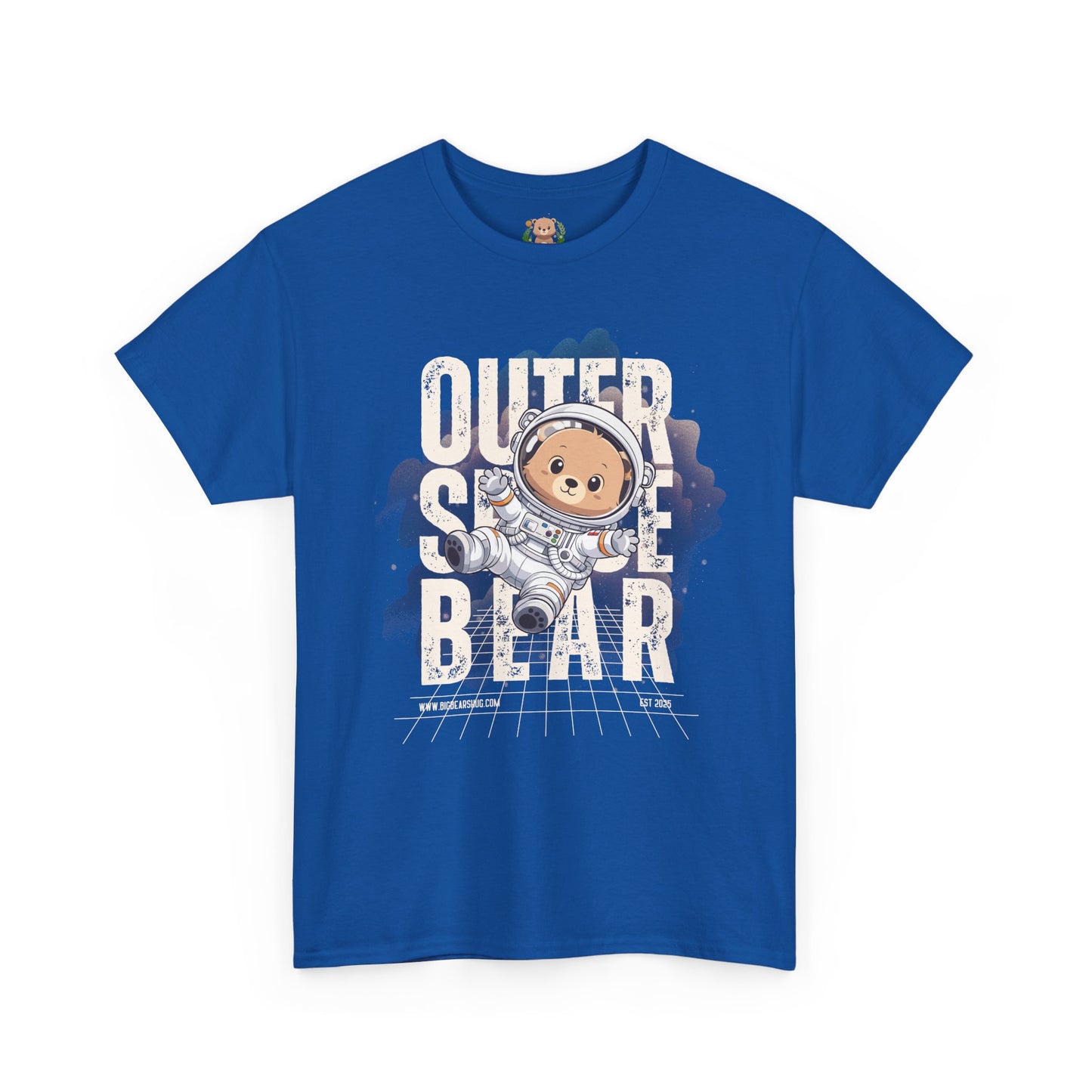 Outer space bear (front) unisex crewneck t-shirt