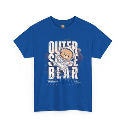 Outer space bear (front) unisex crewneck t-shirt