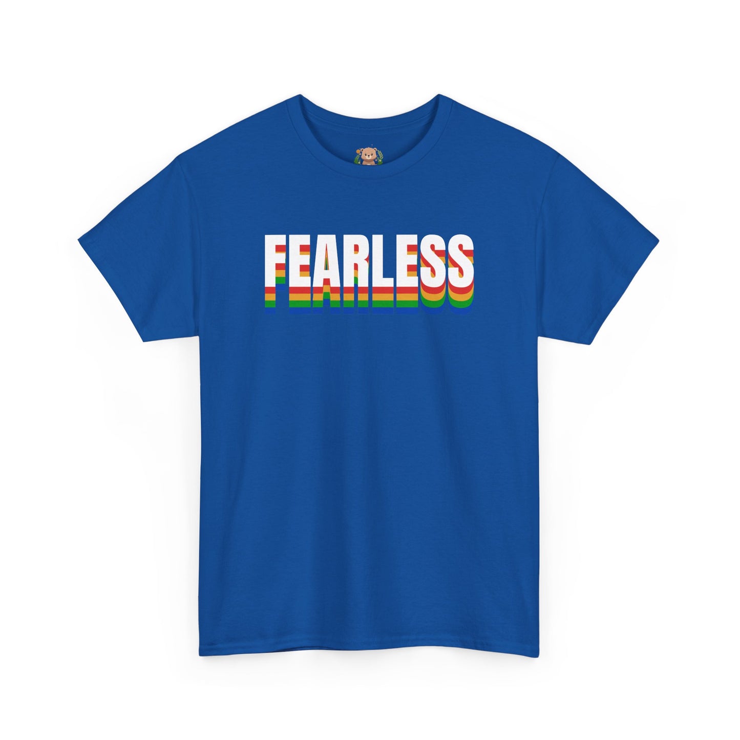 Fearless rainbow (front) unisex crewneck t-shirt