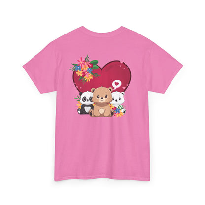 Bears full of love (back) unisex crewneck t-shirt