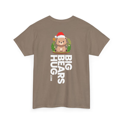 Pancha bear hug (back) Christmas unisex crewneck t-shirt