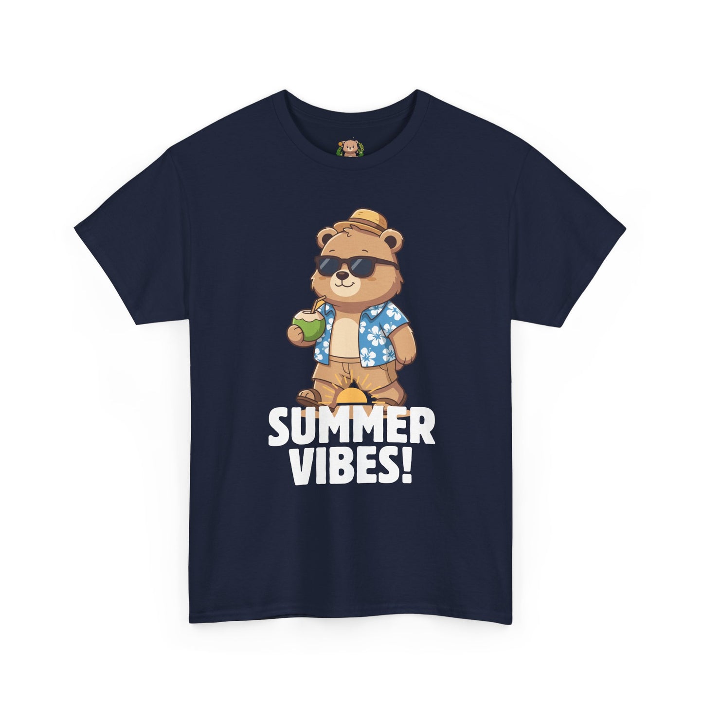 Summer vibes (front) unisex crewneck t-shirt