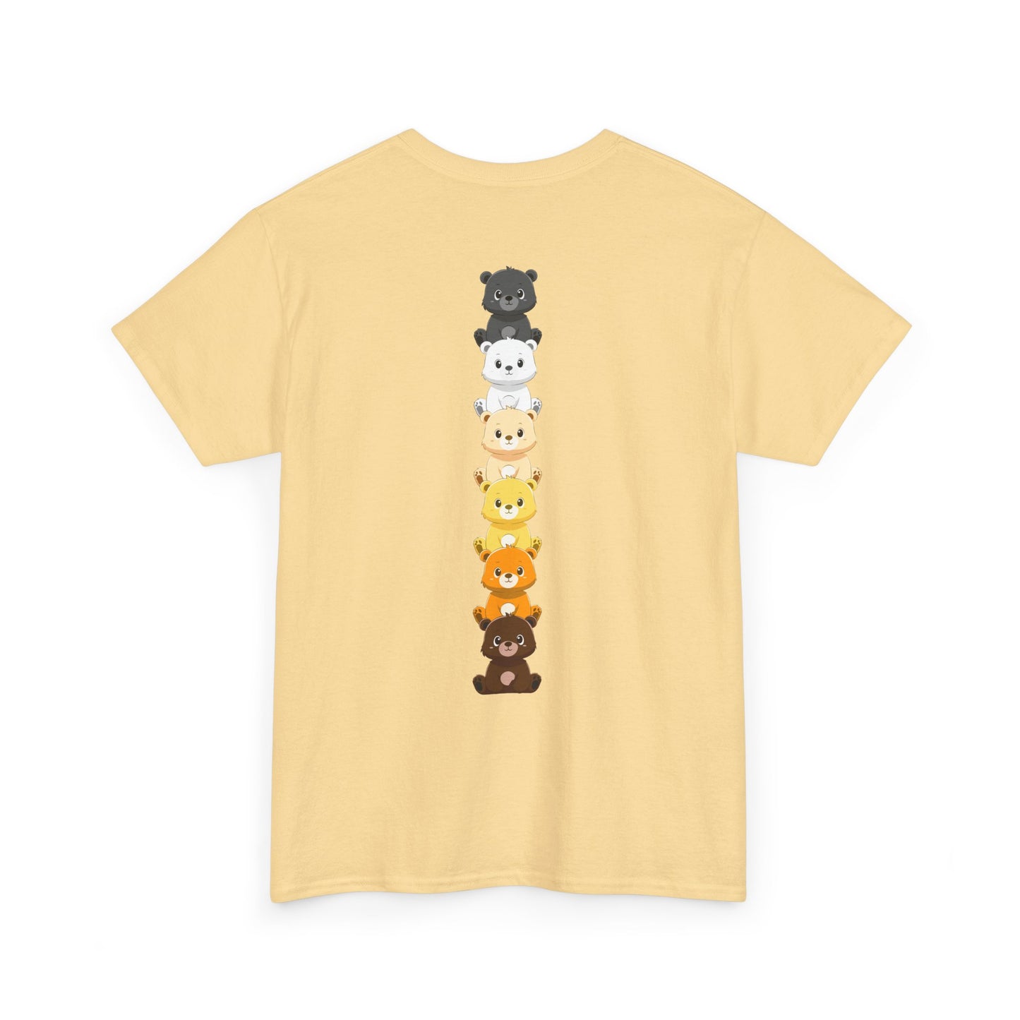 Bear flag line (back) unisex crewneck t-shirt