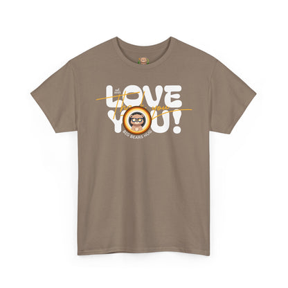 Love you and thank you bear flag (front) unisex crewneck t-shirt